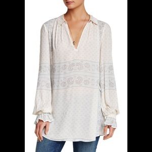 Free People Changing Times Floral Print Tunic